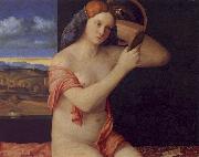 Giovanni Bellini Young Woman at her Toilet Spain oil painting reproduction